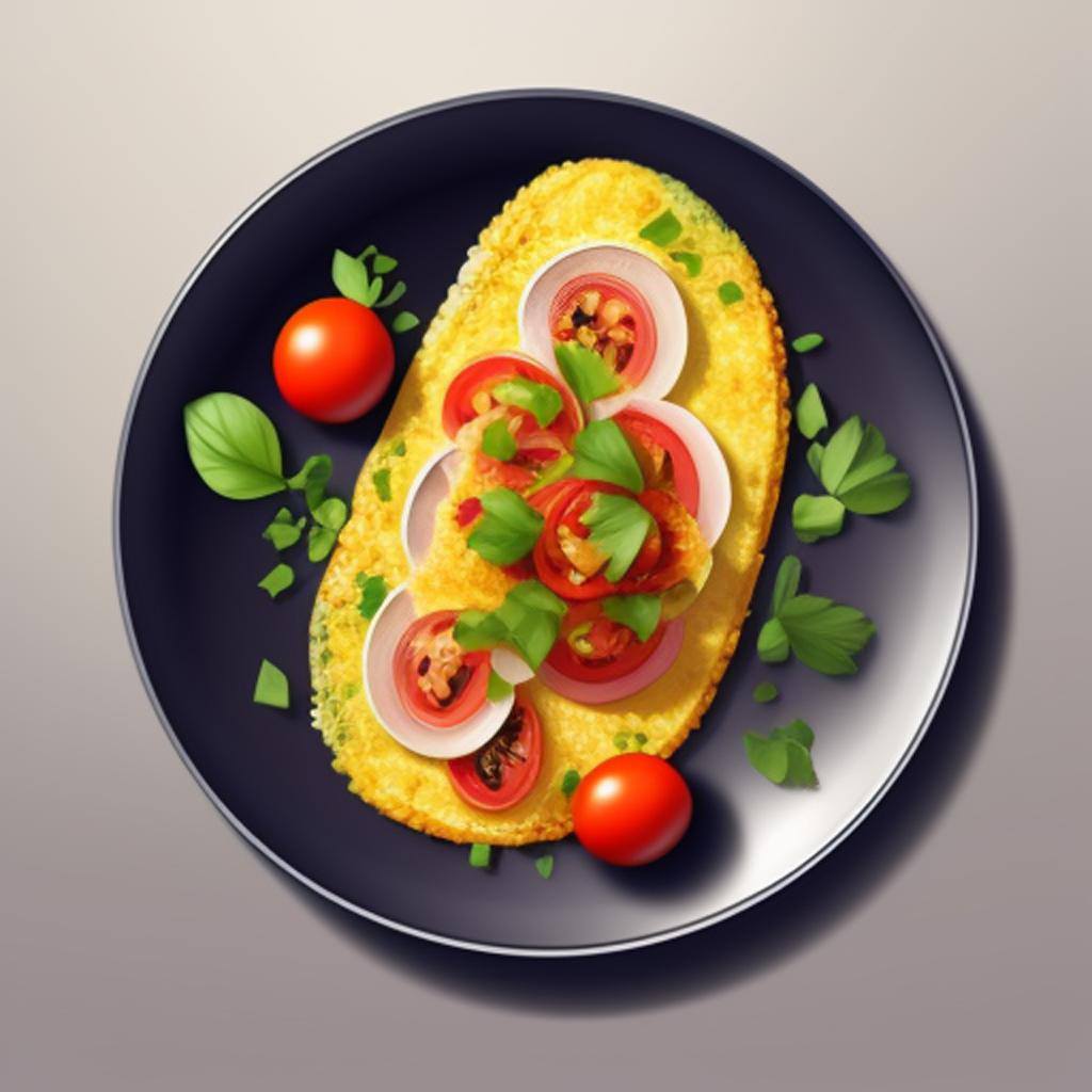 Quinoa Omelet met Ui, Knoflook en Tomaat: Een Gezonde Twist op de Klassieker