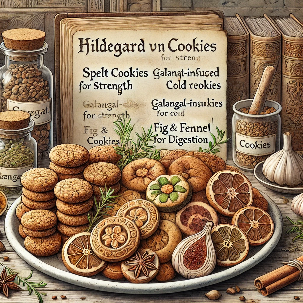 hildegard von bingen en haar koekjes